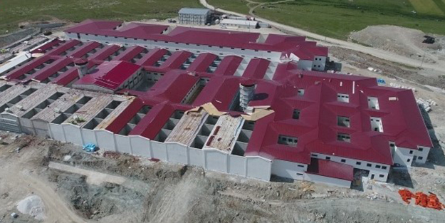 FETÖ'cüler için yapılan cezaevi havadan böyle görüntülendi