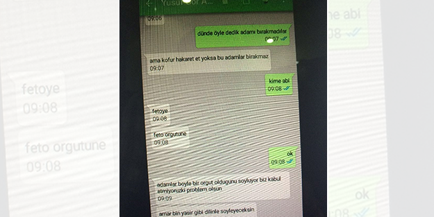 FETÖ'cülerin şaşkına çeviren mesajlaşmaları