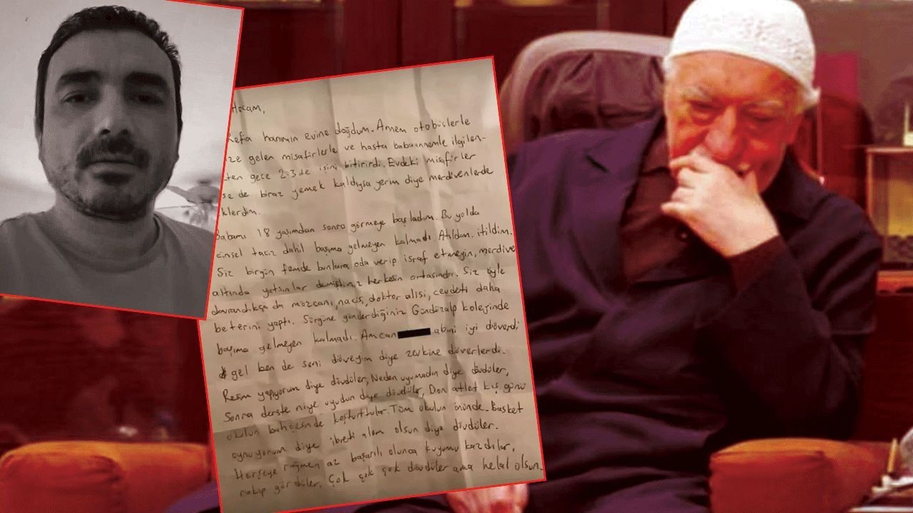 FETÖ’de Gülen’in yeğenine cinsel taciz yapılmışsa ya diğerleri... Nedim Şener, o mektubu yayınladı
