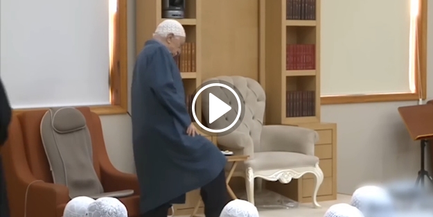 Ve Gülen 'kaçıyorum' dedi...