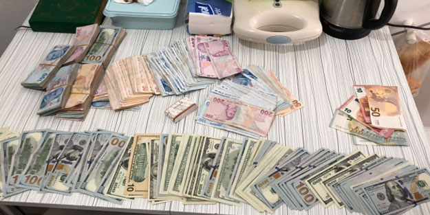 FETÖ'nün hücre evlerine operasyon! Dolarlar havada uçuşuyor