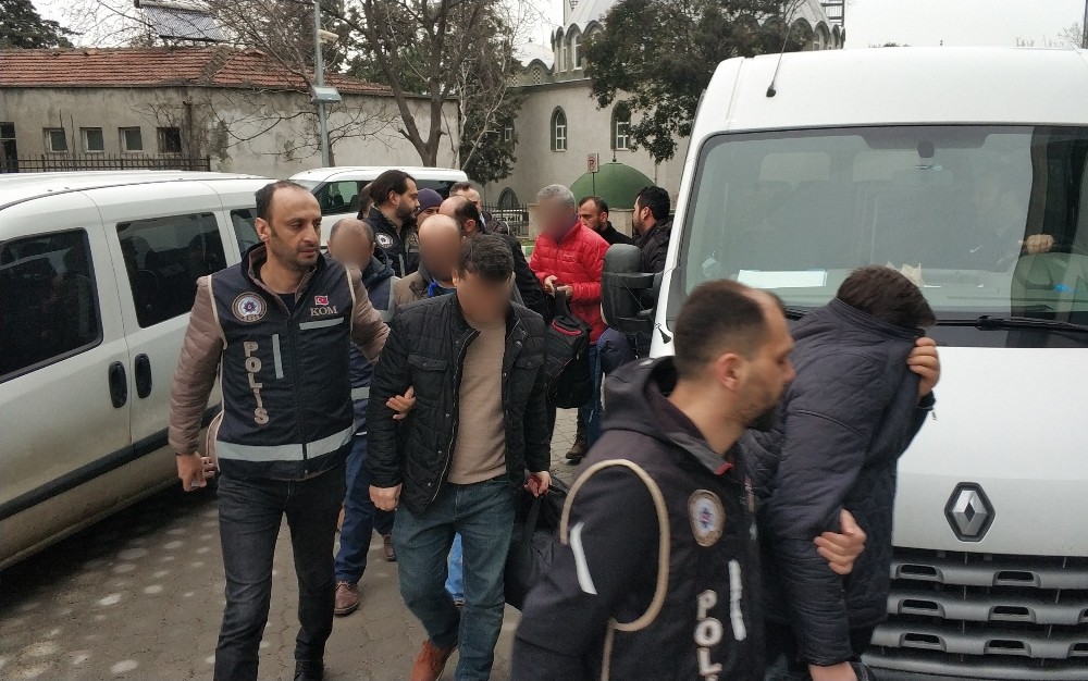 FETÖ’ye komiser yardımcılığı giriş sınavı operasyonundan 8 şahıs adliyede 