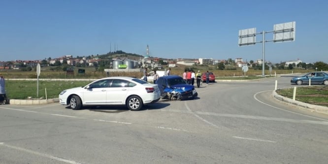 Sakarya’da trafik kazası: 1 yaralı