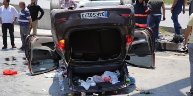 Kararsızlık takla attırdı: 1 yaralı