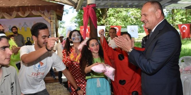 Başkan Keleş özel çocuklarla bir araya geldi