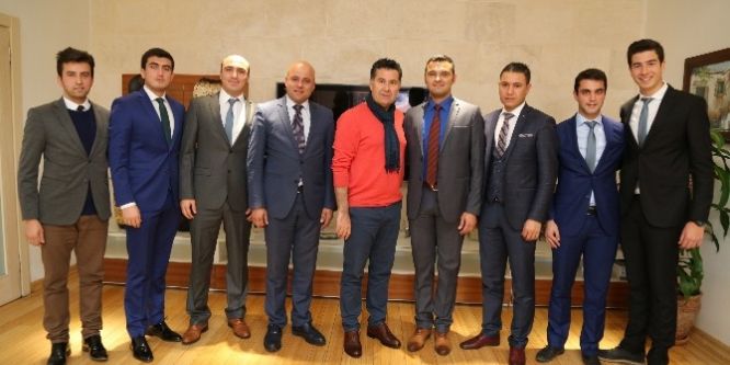 Genç hakemlerden Başkan Kocadon’a ziyaret