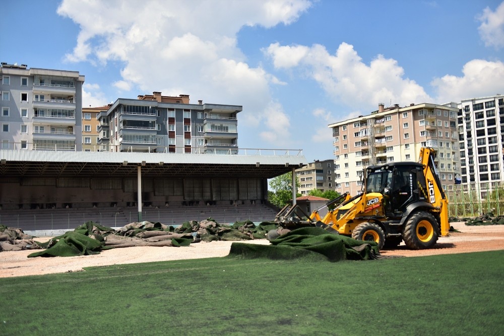 Fidyekızık Spor tesisleri yenileniyor 