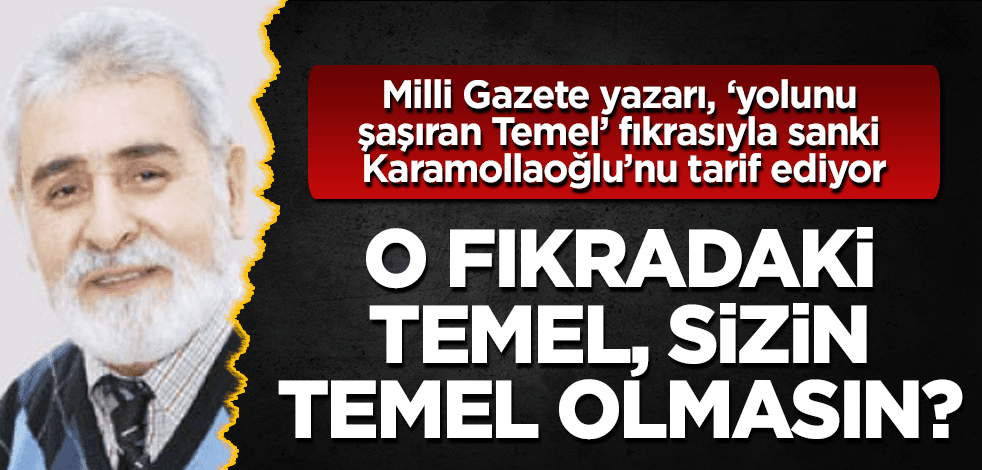 Fıkradaki ters yola giren Temel, sizin Temel olmasın?