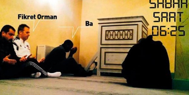 Fikret Orman ve Demba ba'dan şampiyonluk duası