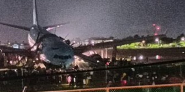 Filipinler'de yolcu uçağı pistten çıktı