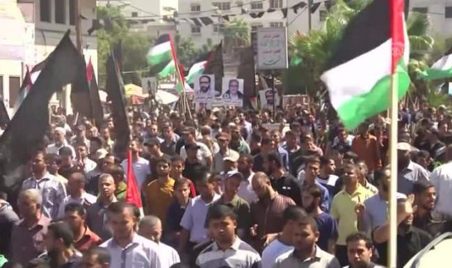 Filistin ayaklanmasının birinci yılı anıldı