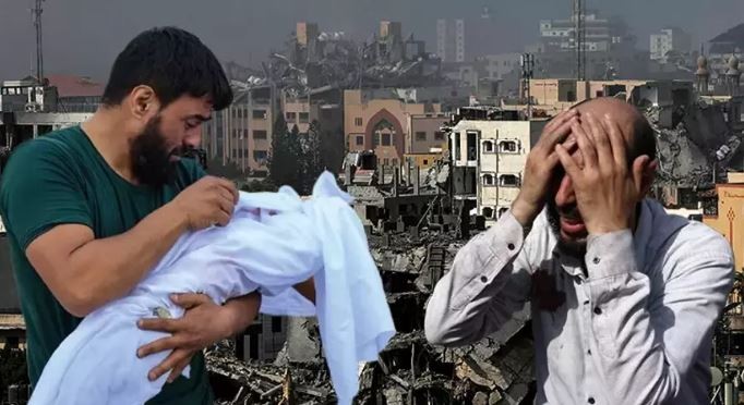 Filistin can veriyor! Ellerinize bebek kanı bulaşmasın