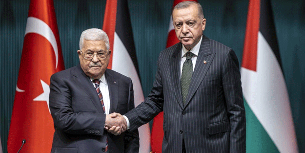 Mahmud Abbas Ankara'ya geldi