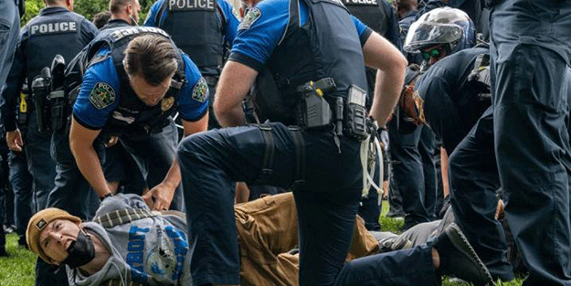 Filistin Diplomasi Merkezi ABD'deki şiddeti yazdı! 'Siyonist Kanarya Projesi'