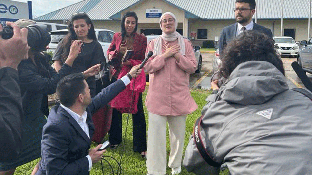 Filistin için gözaltına alınmıştı: Rümeysa Öztürk serbest kaldı, ilk sözleri duygulandırdı