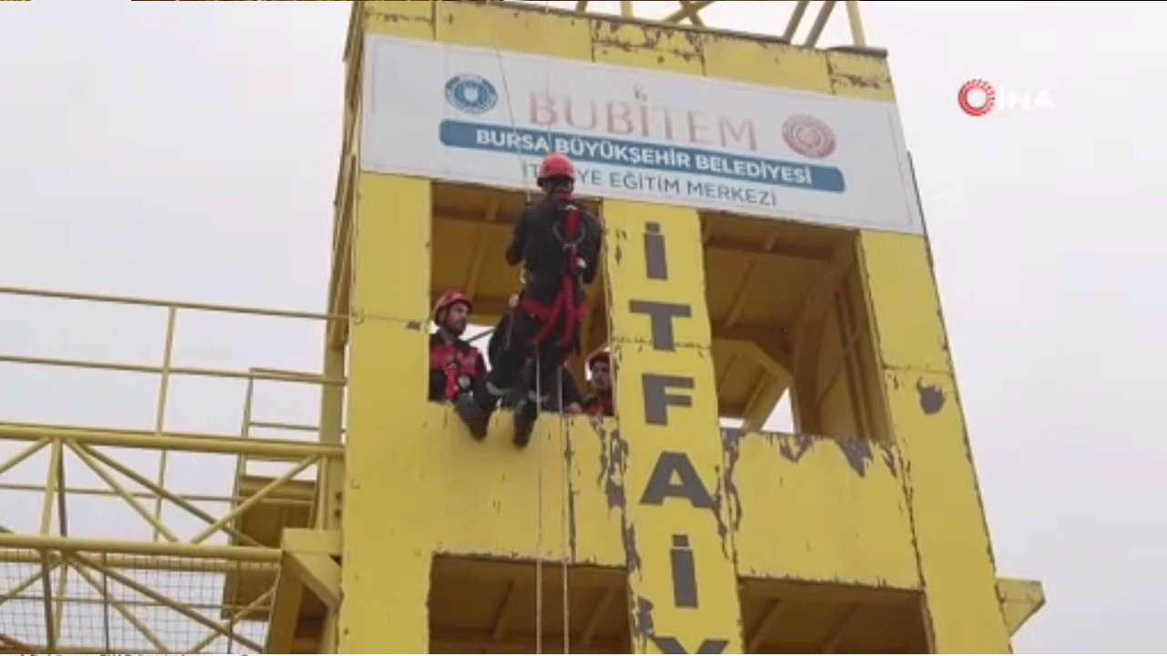 Filistin itfaiyesi o ilimizde eğitiliyor