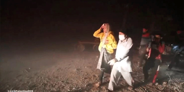 Filistin Kızılayı paylaştı! İsrail saldırısı sonrası sivillerin tahliye anları