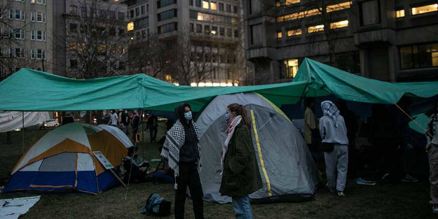 Filistin protestoları tüm dünyada devam ediyor! Kanadalı öğrenciler de harekete geçti