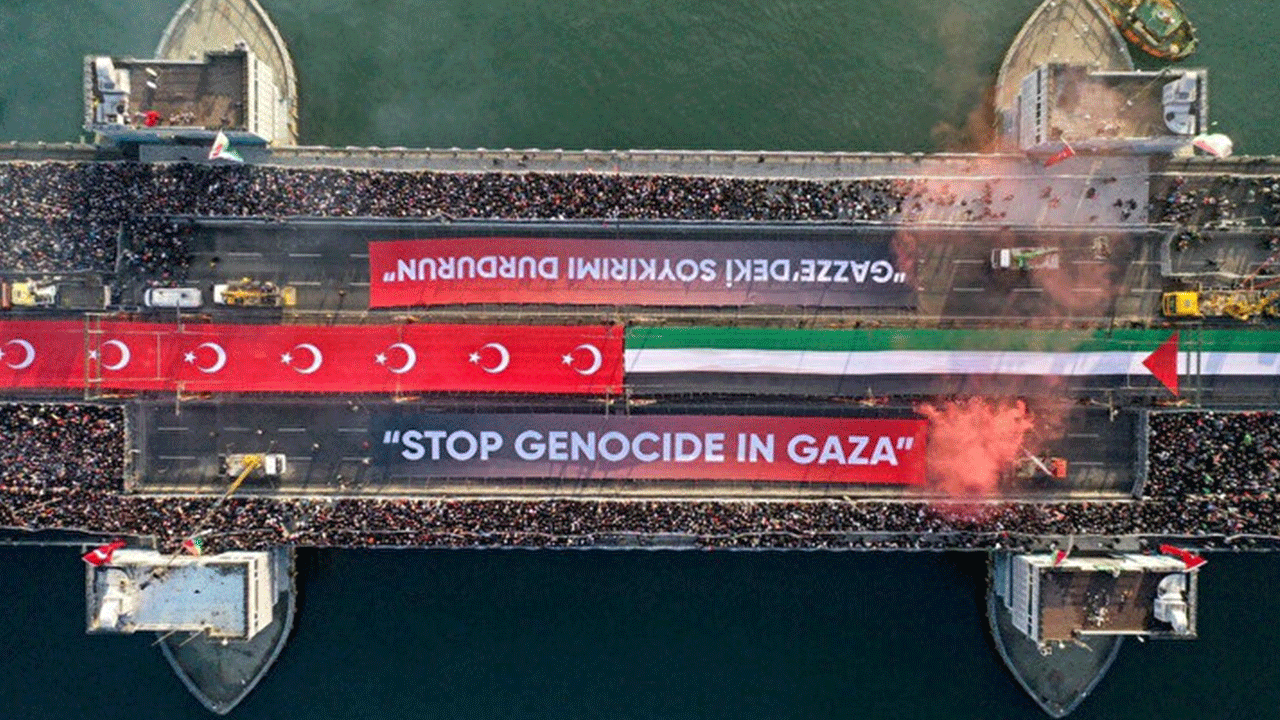 Filistin yürüyüşü Fatih Altaylı'yı çıldırttı