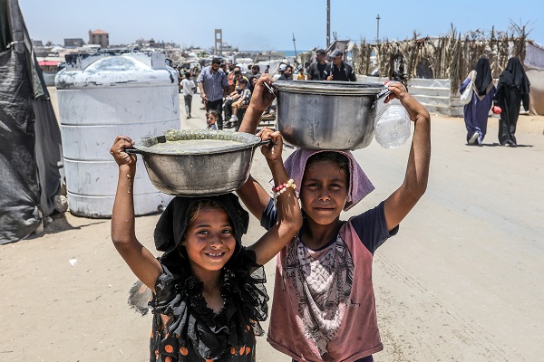 Filistin’de bir kase çorba mutluluk sebebi