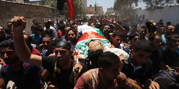 Filistin’den terörist İsrail’e ortak tepki