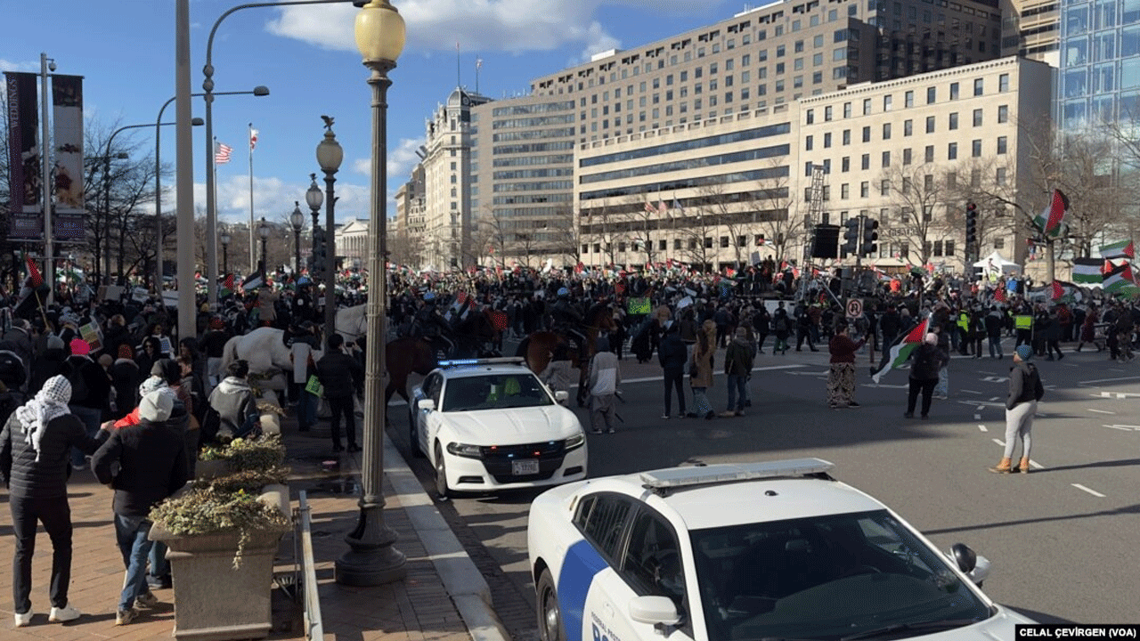 Filistin'e ABD'nin kalbinde büyük destek!