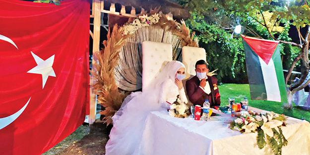 Filistinli Fatma ile Türk Koray’ın sevdasına pandemi de mani olamadı