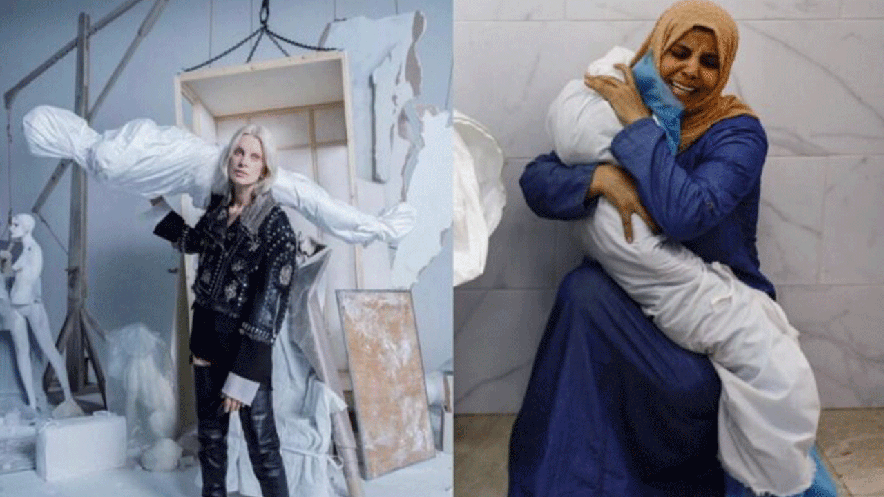 Filistinli gözü yaşlı annelerle böyle dalga geçmişlerdi! Zara'dan "domuzluk"