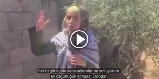 Filistinli kızdan tüyleri diken diken eden 'Erdoğan' şiiri!