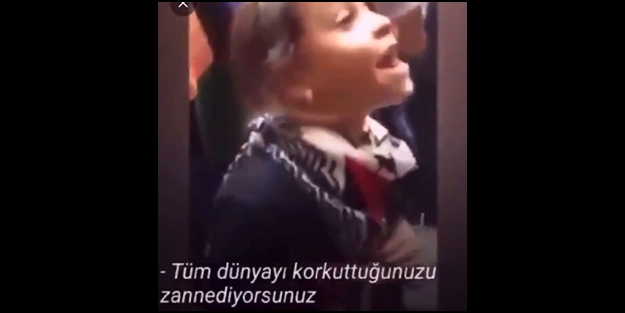 Filistinli küçük kızdan İsrailli teröristlere büyük ders!