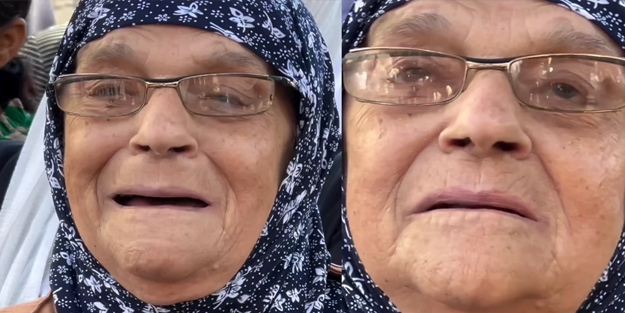 Filistinli yaşlı kadın, ümmete haykırdı: 'Müslümanlar, ne bekliyorsunuz!'