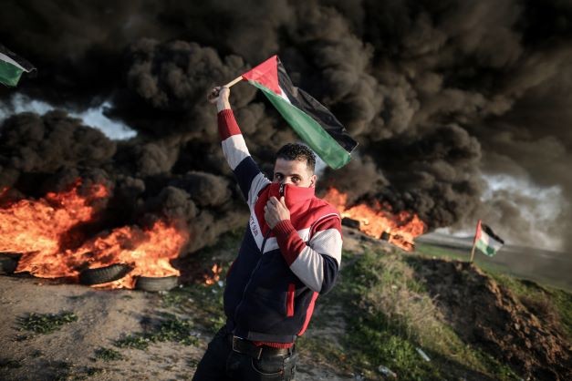 Filistinliler sokağa indi!