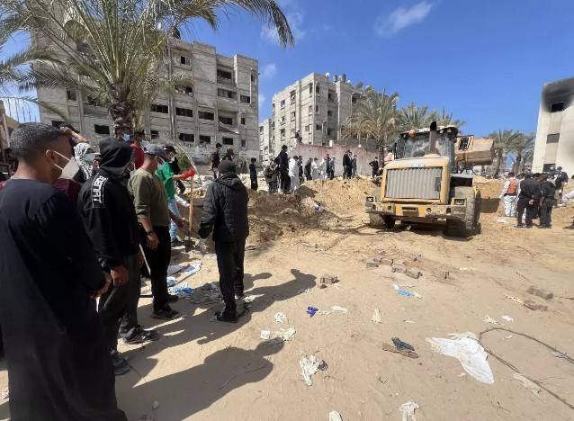 Filistinlileri elleri bağlı katlettiler! Toplu mezar bulundu