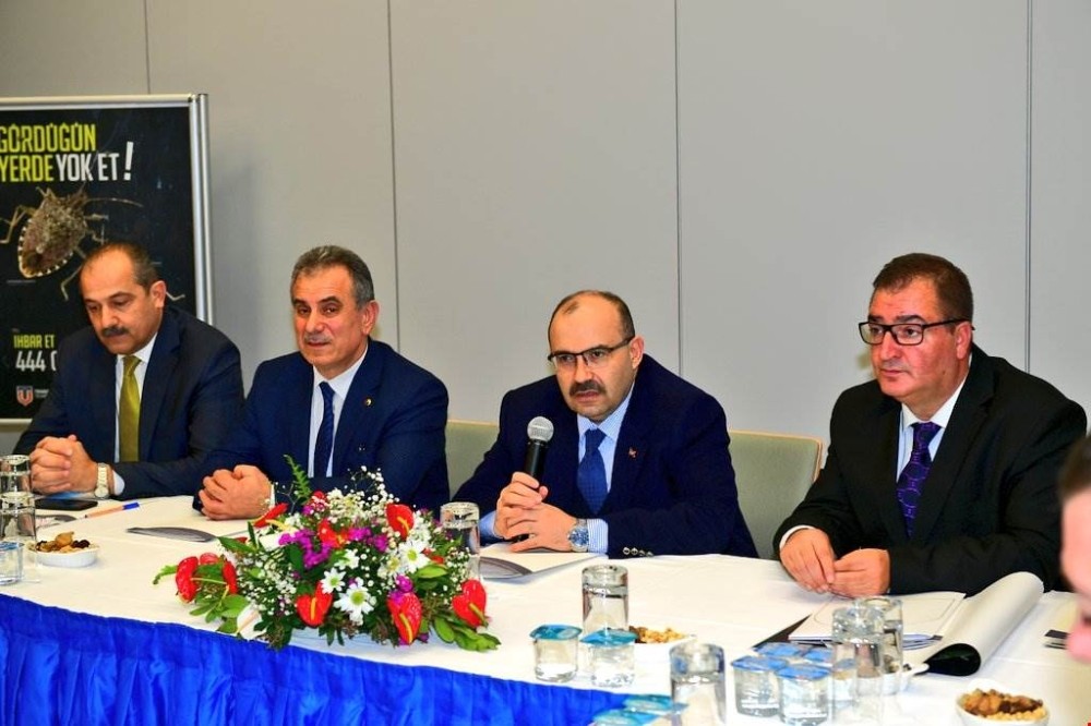 Fındıkta verim ve kalite için zararlılar ile mücadeleyi konuştular 