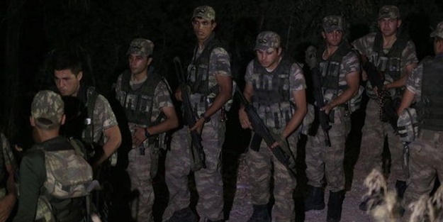 Firari hainlerin yakalandığı operasyondan kareler