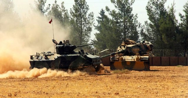 Fırat Kalkanı kapsamında El Bab’a üç koldan saldırı