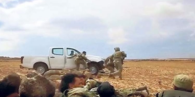 Fırat Kalkanı'nda çatışma anı!