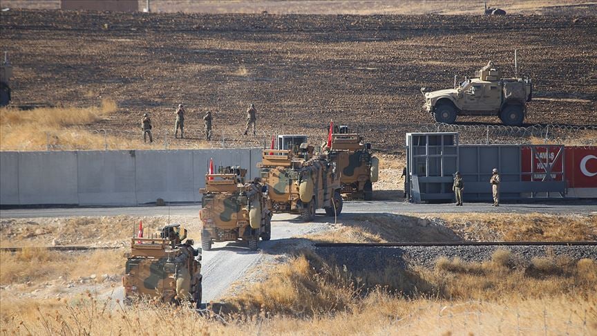Fırat'ın doğusunda güvenli bölge uygulamasında ikinci ortak kara devriyesi başladı