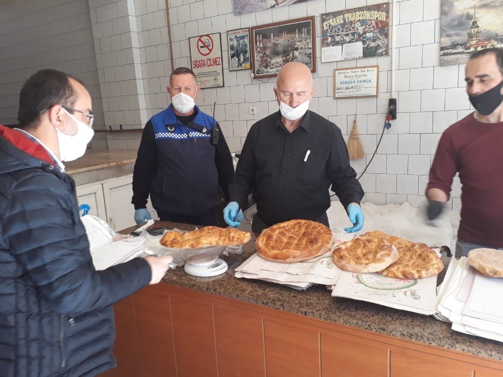 Fırın fırın gezip pidelerin gramajını denetliyorlar 
