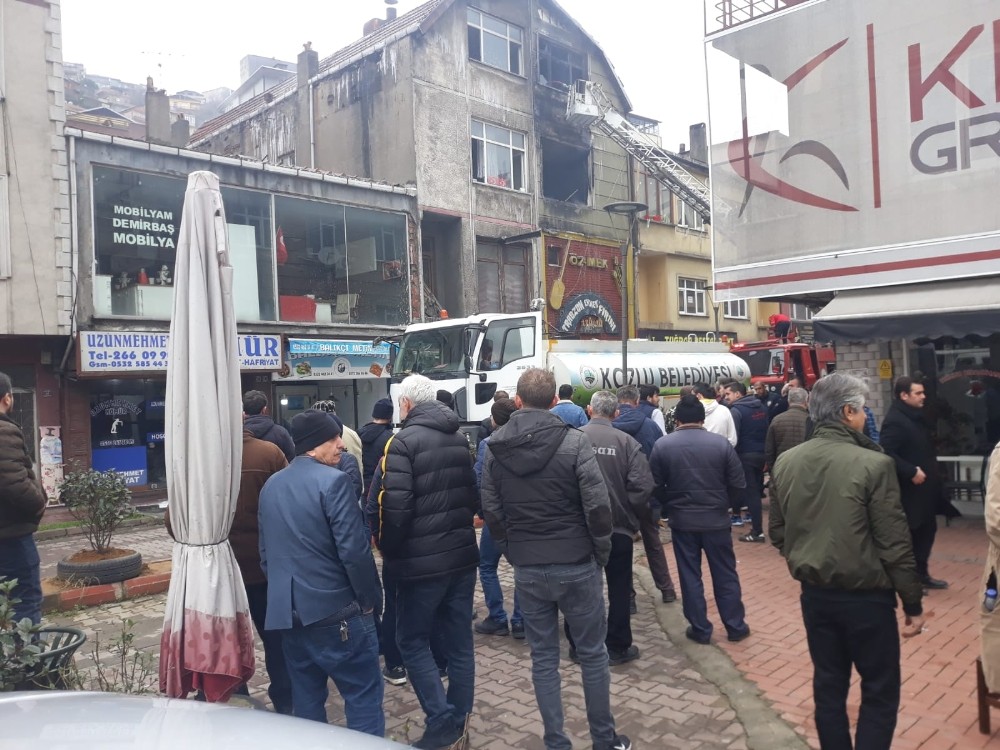 Fırında çıkan yangın korkuttu 