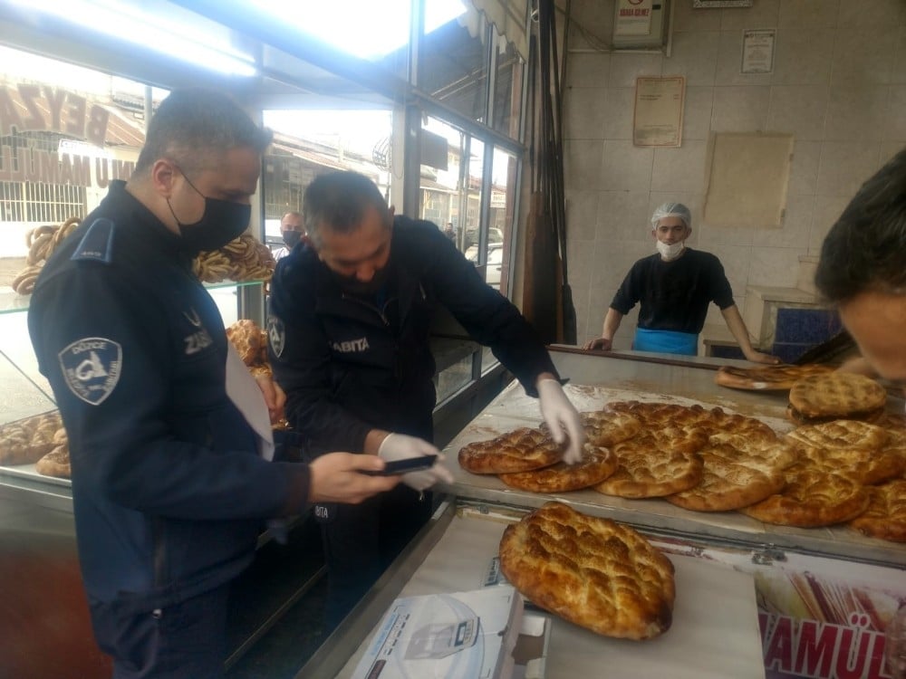 Fırınlara gramaj ve hijyen denetimi 