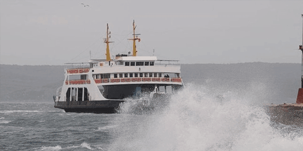 Fırtına nedeniyle bazı seferler iptal edildi