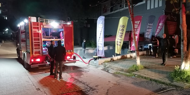 Fitness salonunda yangın