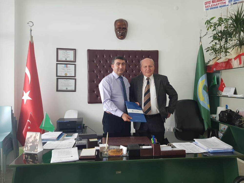 Fizyomer ile İnönü Ziraat Odası Başkanlığı arasında protokol imzalandı 