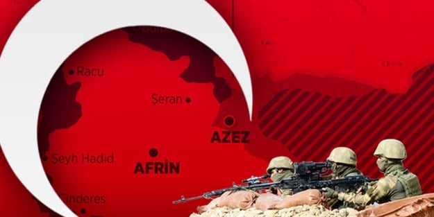 Flaş gelişme: Afrin'de 'Hilal' tamamlandı!