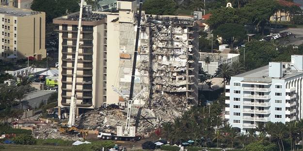 Florida’daki çöken binada ölü sayısı yükseliyor