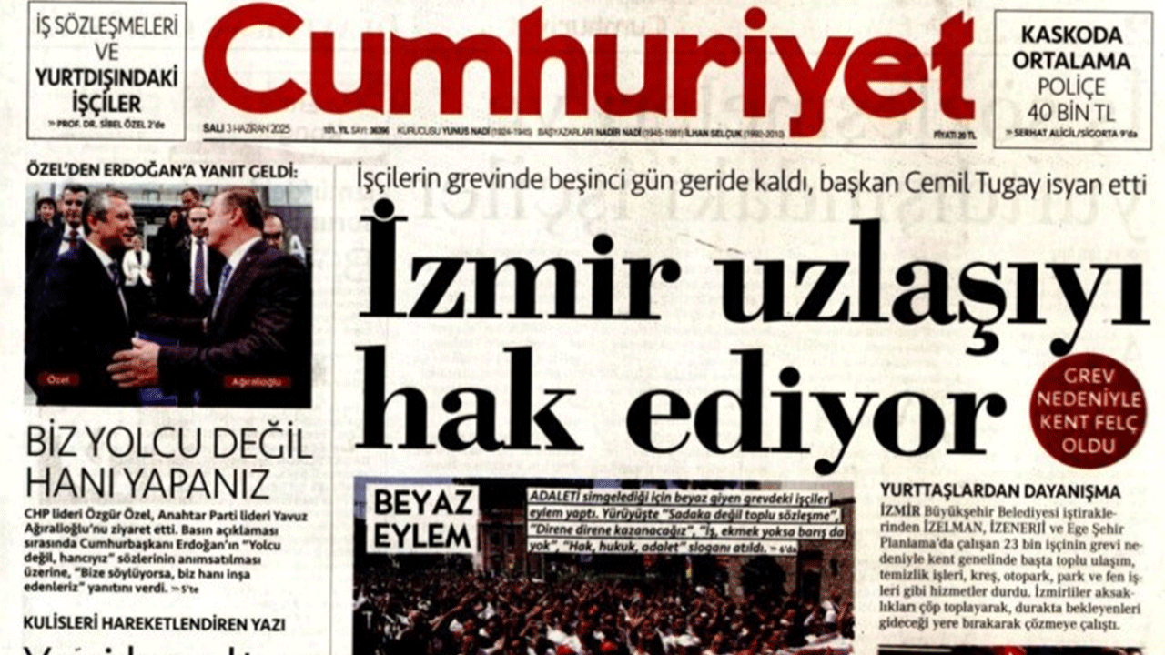 Fondaş gazetelerden tehdit: Belediyeyi değil işçileri hedef aldılar!