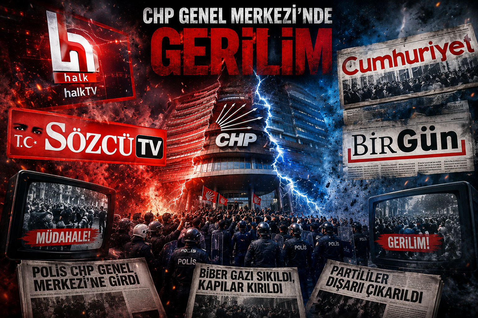 Fonlanmış medyanın ahlaksızlığı "Saray darbesi değil, CHP içi kavga"