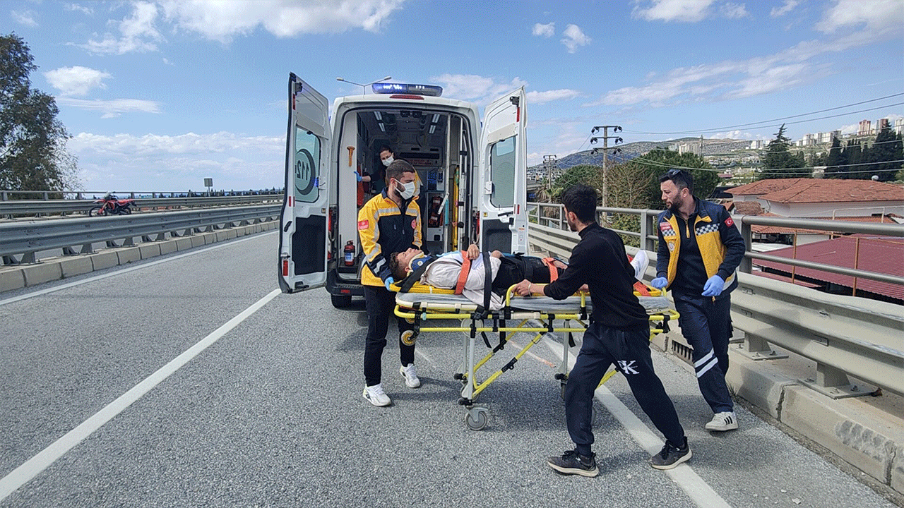 Forklift kazasında işçi yaralandı! Genç adamın durumu iyi!