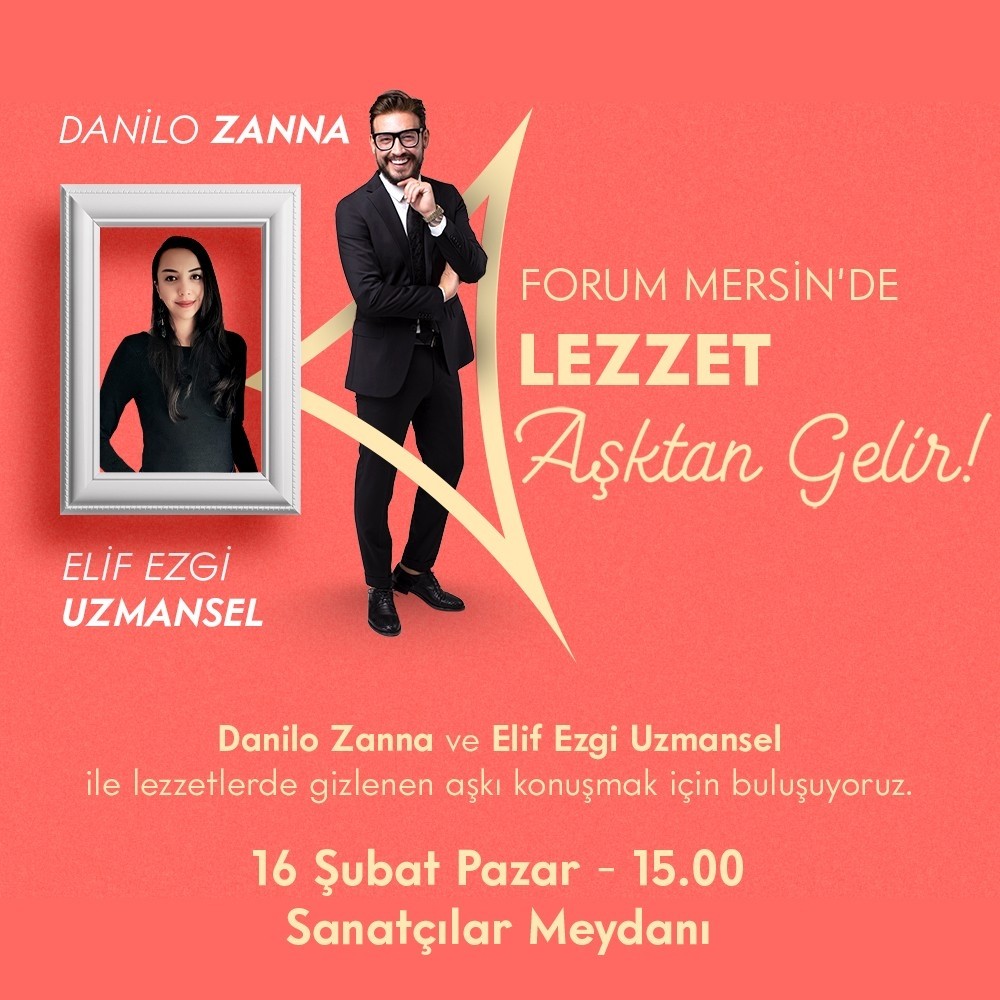 Forum Mersin’de ’Lezzet aşktan gelir’ etkinliği 